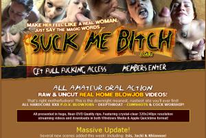 visit Suck Me Bitch porn review